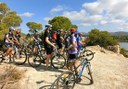 mountain bike tour in Santa Eulalia coastline