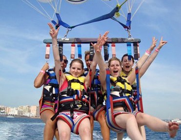 Parasailing in San Antoni Ibiza