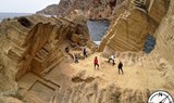 hike tour in rock and coastal formation of Ibiza