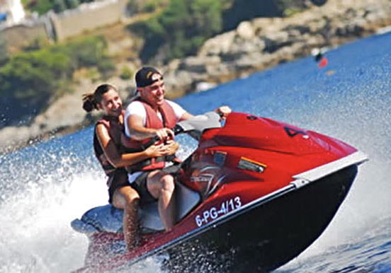 jet ski in Alcudia bay