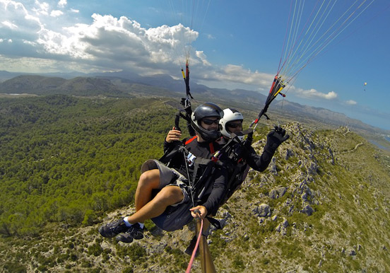 paragliding in Mallorca