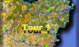 buggy tour 1 in East Mallorca route map