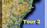 buggy tour 2 in East Mallorca route map