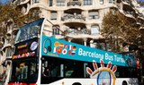 Barcelona double decker bus