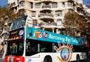 Barcelona double decker bus
