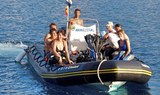 El Hierro diving speed boat
