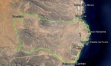Caleta de Fuste buggy and quad tour route map.jpg
