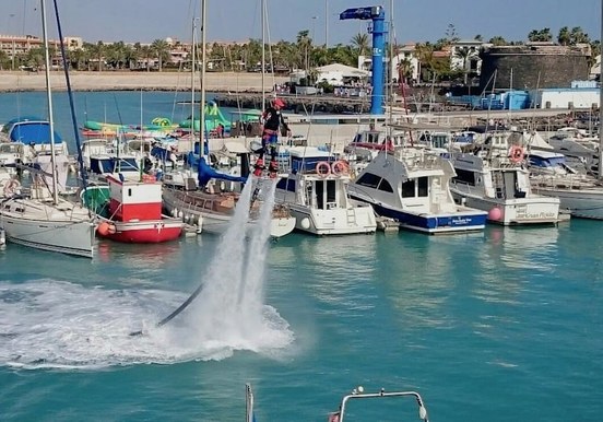 Flyboard at Puerto de Castillo Fuerteventura.jpg