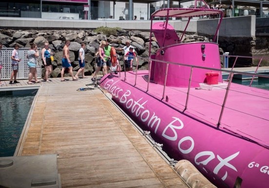 Boarding glass bottom boat.jpg
