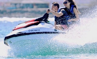 Jetski circuit ride in Caleta de Fuste