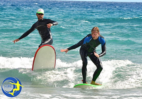 Caleta de Fuste surfing sea waves