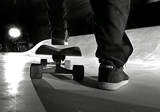 Surfing on dry land - skate