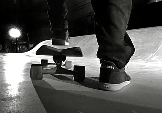 Surfing on dry land - skate