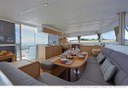 Dining area of catamaran Lagoon 421.jpg