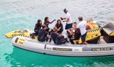 Enjoying cold beverage after snorkelling at lobos island.jpg