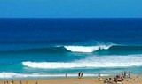 Corralejo sea waves for surf course