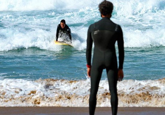 Corralejo surfing beginners class