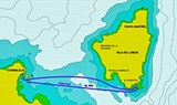 Water taxi to El Puertito route map