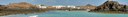 Scenic landscape of Lobos island