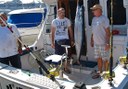 big fish caught from boat fishing in Fuerteventura