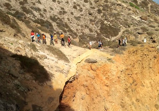hiking in Gran Canaria landscape