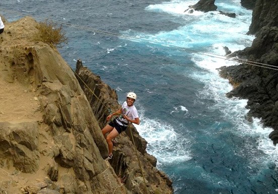 multi adventure abseiling in Gran Canaria