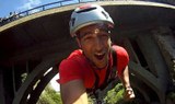 bridge bungee jumping selfie in Gran Canaria