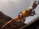 Gran Canaria bridge bungee jumping flip