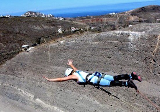 Gran Canaria bungee jumping - free fall