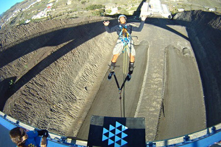 Gran Canaria bungee jumping from the bridge