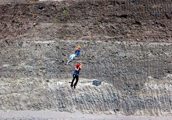 Gran Canaria double bungee jumping