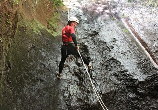 Gran Canaria canyoning - abseil rock walls