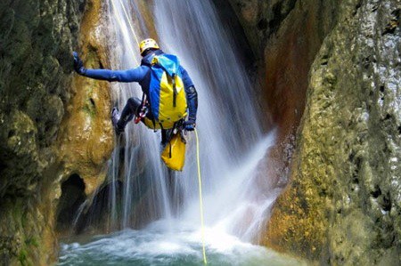 Gran Canaria canyoning - abseil waterfalls