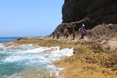 coasteering in Gran Canaria coast