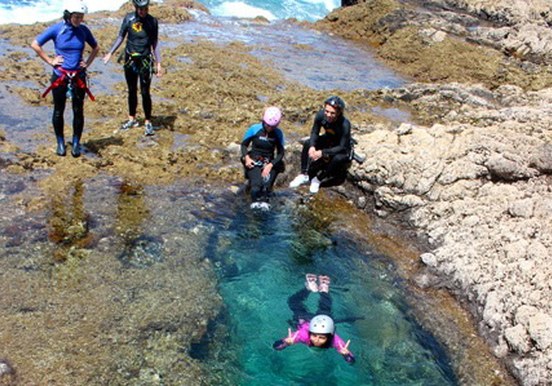 Gran canaria coasteering - swimming