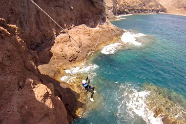 Gran Canaria coasteering zipline