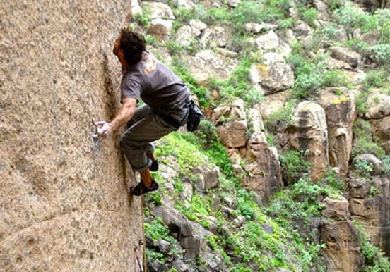 rock climbing Gran Canaria landscape