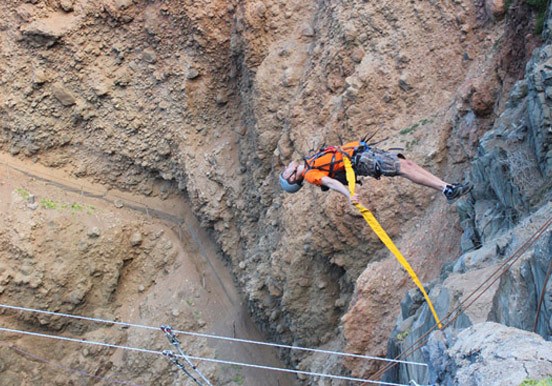 Gran Canaria rope jumping backwards