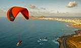 Paragliding over Gran Canaria coast
