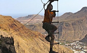 Via Ferrata Climbing in Gran Canaria
