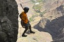 Ferrata in Gran Canaria high cliffs