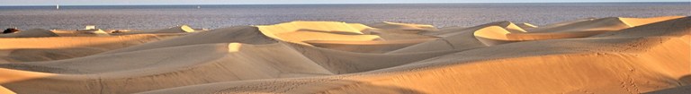 The massive sand dunes of Maspalomas
