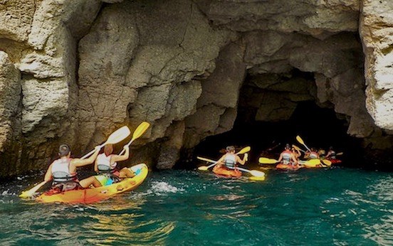 Explore caves on Kayak tour Gran Canaria.jpg