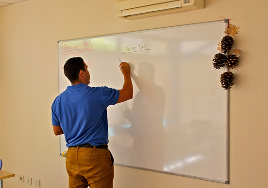 Spanish course teacher
