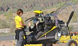 Paratrike - paraglider with seat and wheels