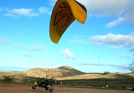 paratrike tandem in Gran Canaria