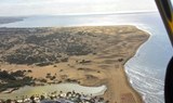 Paratrike view from above in Gran Canaria