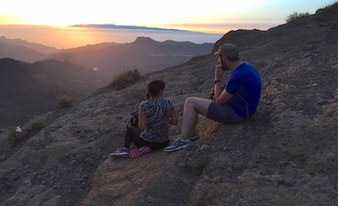 Sunset route to the Roque Nublo - May to Sep (south departure)