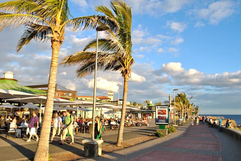 Waterfront promenade of Maspalomas
