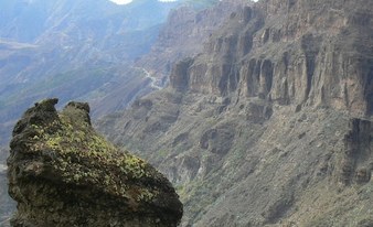 Way to Artenara, the 100 Valleys Route (south departure)